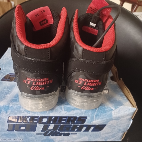 COPY - SKECHERS ICE LIGHTS ULTRA NEW BOY  SIZE 3 - Picture 7 of 15